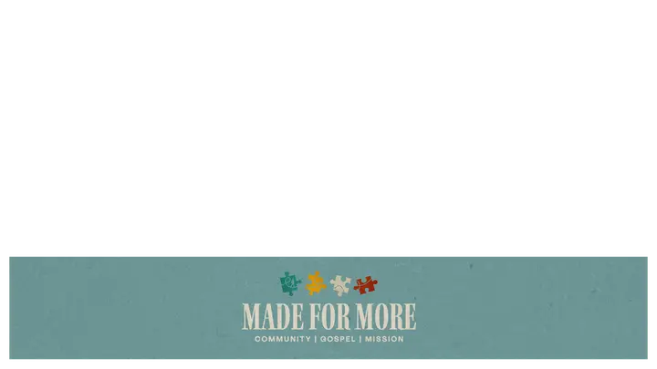 Made For More: lower third