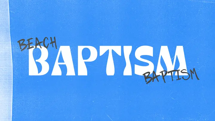 Beach Baptism: HD slide