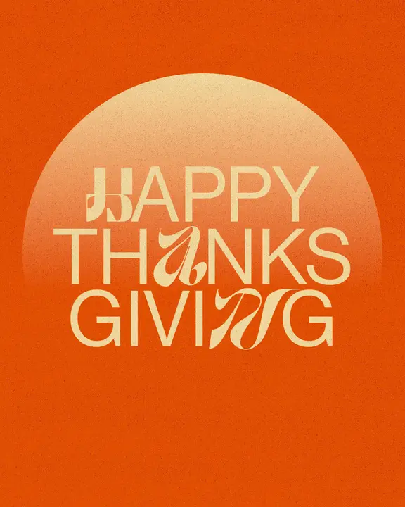 Happy Thanksgiving: social post