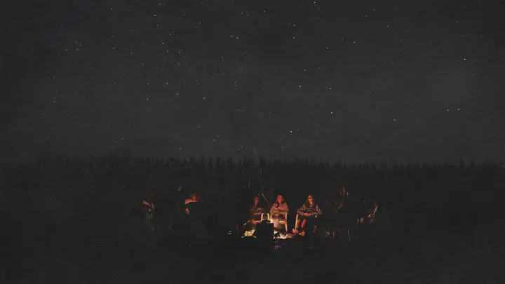 The Gathering: 4K slide · blank