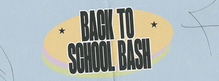 Back to School Bash: facebook cover
