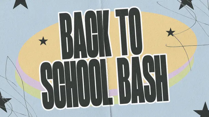 Back to School Bash: HD slide