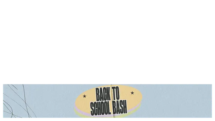 Back to School Bash: lower third