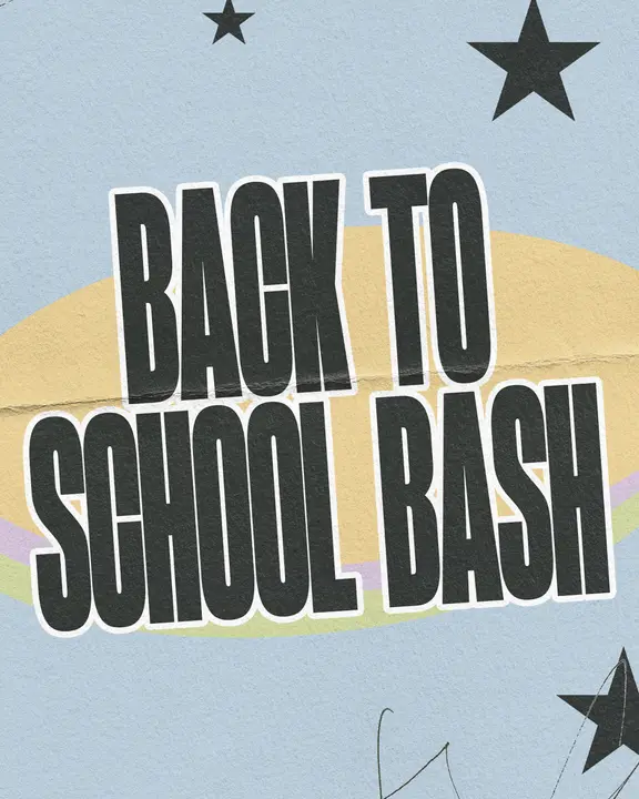 Back to School Bash: social post