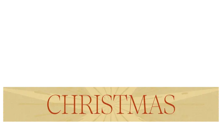 Christmas: lower third