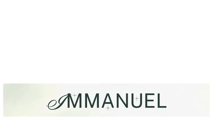 Immanuel God With Us: lower third
