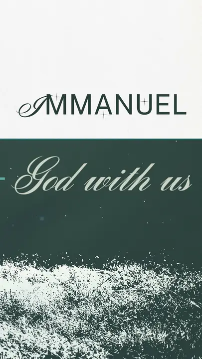 Immanuel God With Us: story