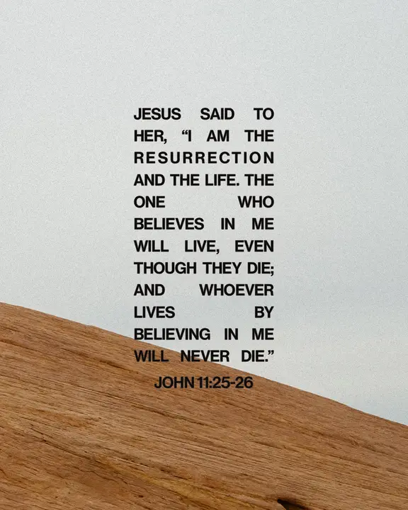 The Resurrection and the Life: social post