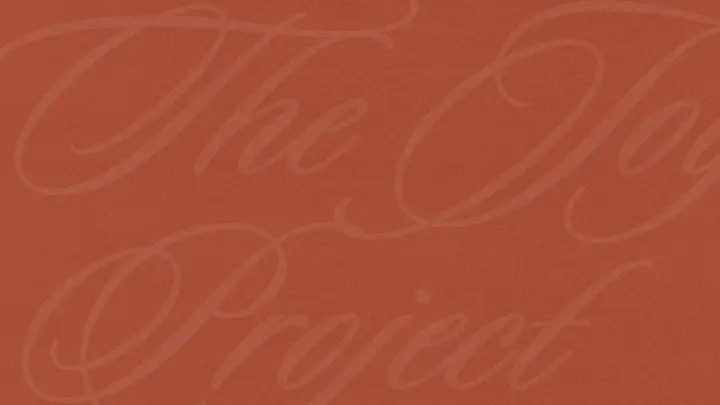 The Joy Project: notes slide