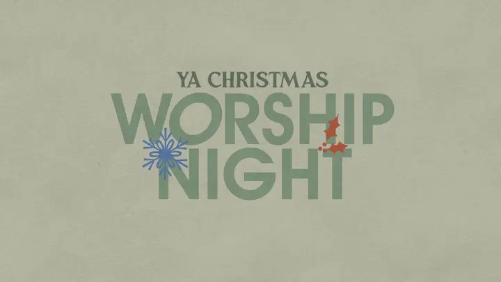 YA Christmas Worship Night: HD slide