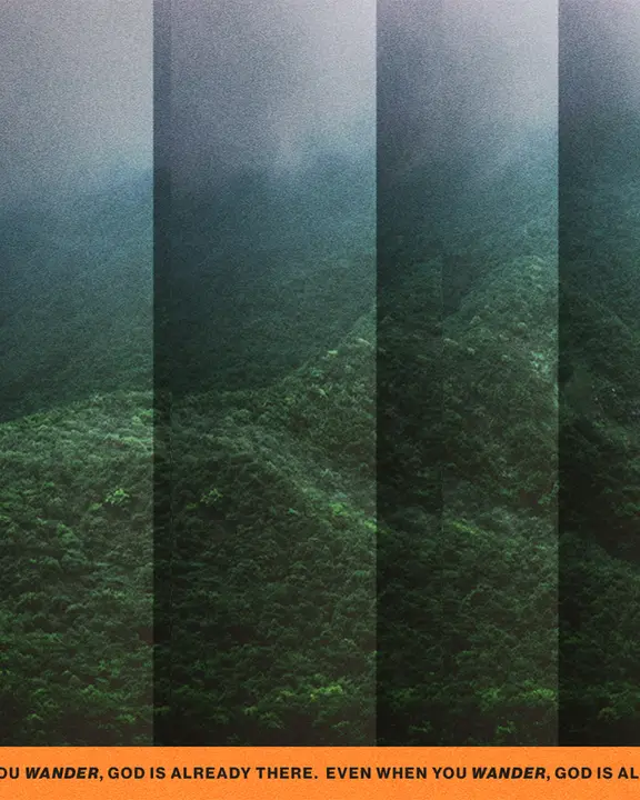 Wander: social post · blank