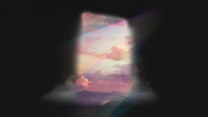 Living Beyond the Now: blank background