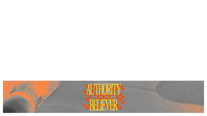 Authority of the Believer: lower third
