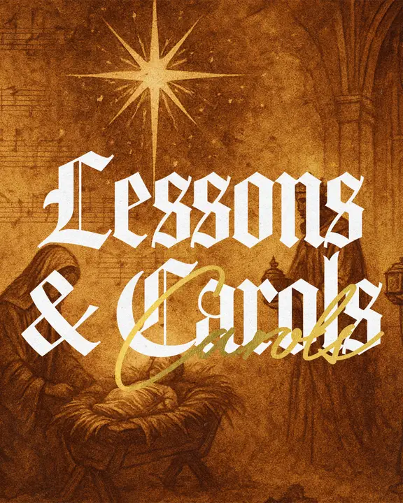 Lessons and Carols: social post