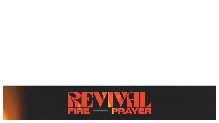 Revival Fire Prayer: lower third