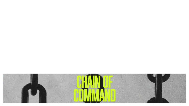 Chain of Command: lower third