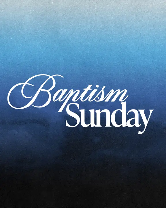 Baptism Sunday: social post
