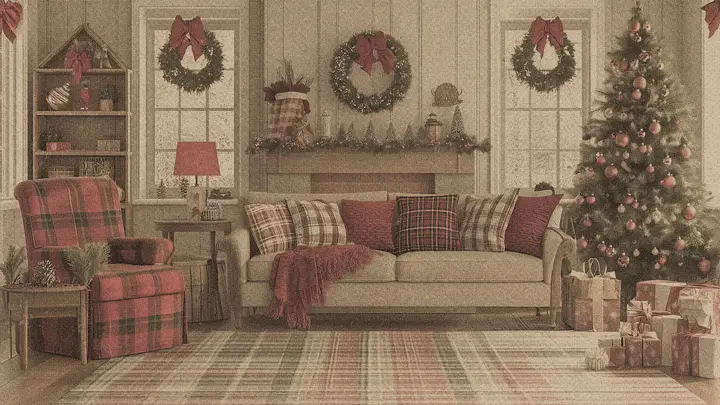 I’ll Be Home For Christmas: blank background