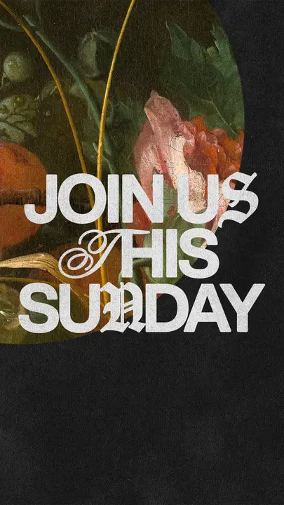 Join Us This Sunday: story
