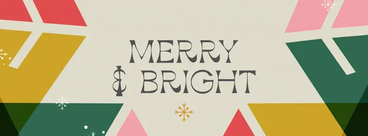 Merry and Bright: facebook cover