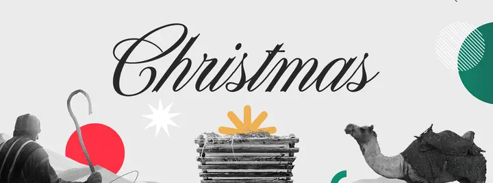 Christmas Collage: facebook cover