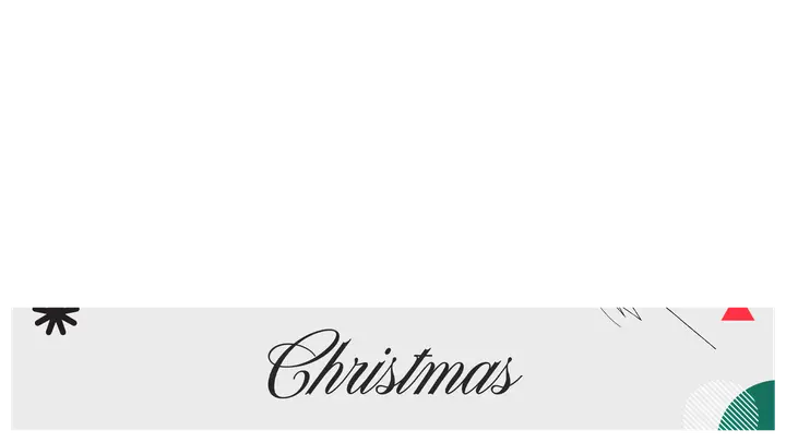 Christmas Collage: lower third