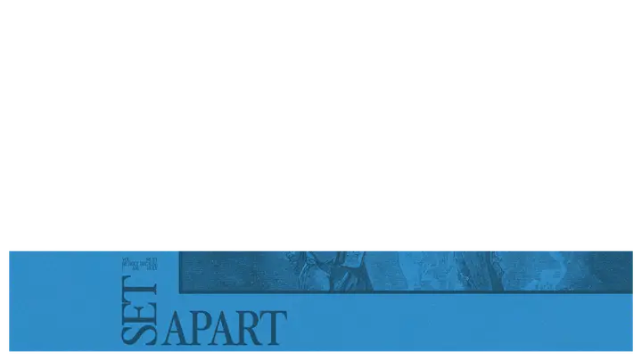 Set Apart: lower third