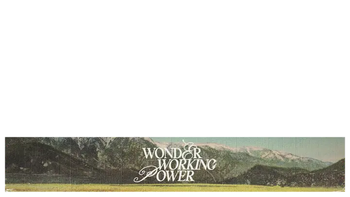 Wonder Working Power: lower third