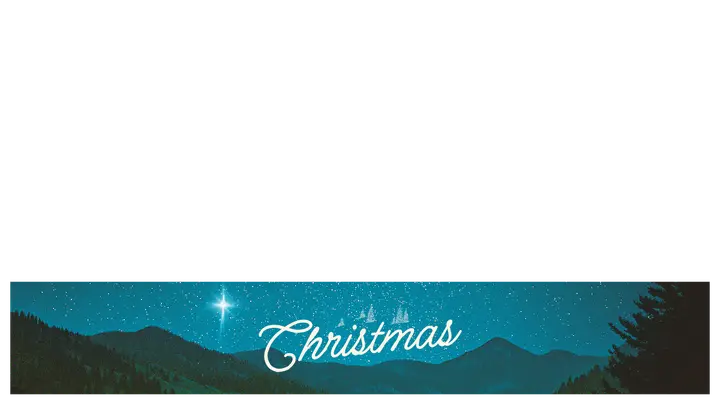 Christmas: lower third