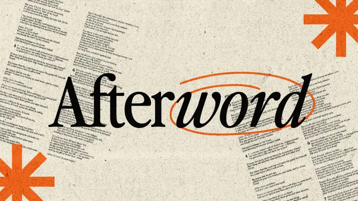 Afterword: 4K slide
