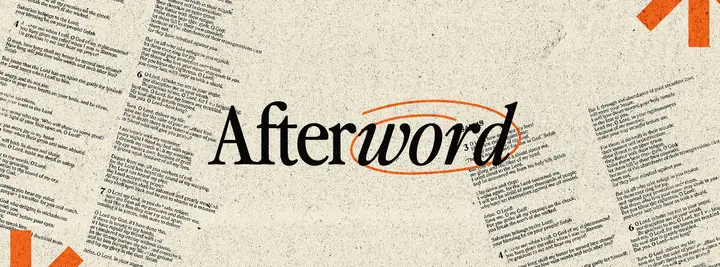 Afterword: facebook cover