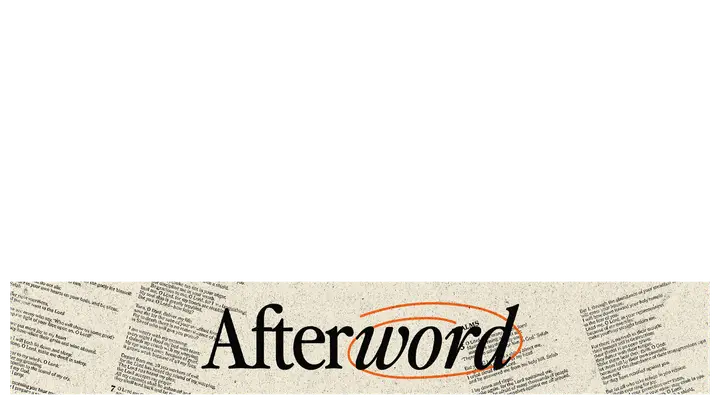 Afterword: lower third