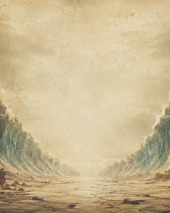 Moses and the Sea: social post · blank