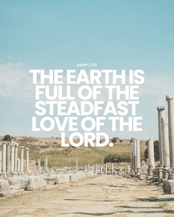 Steadfast Love of the Lord: social post