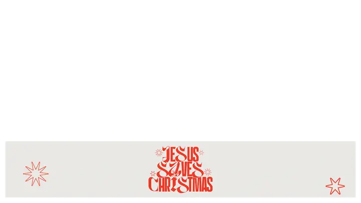 Jesus Saves Christmas: lower third