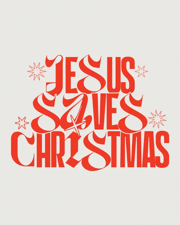 Jesus Saves Christmas: social post