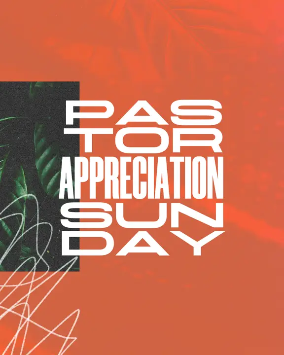 Pastor Appreciation Sunday: social post