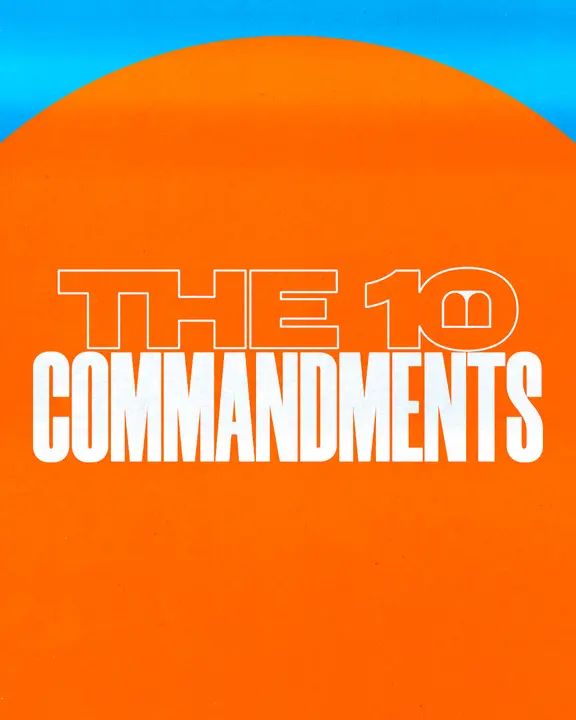 The 10 Commandments: social post