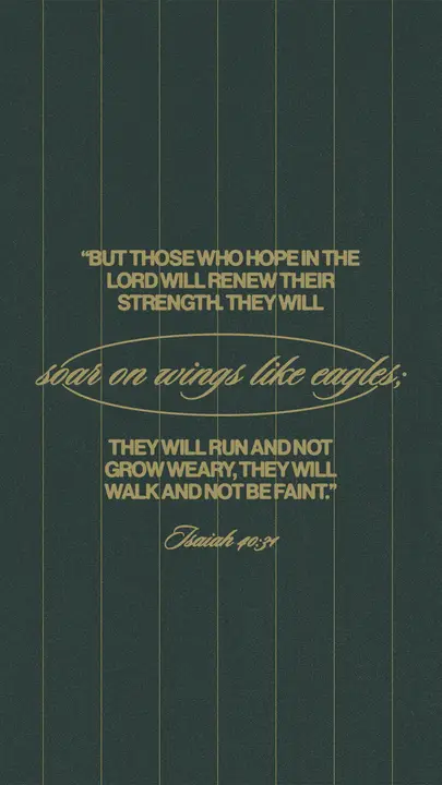 Soar on Wings Like Eagles: story