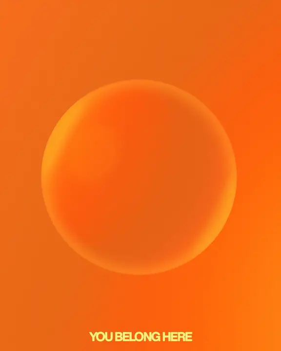 You Belong Here: social post · blank