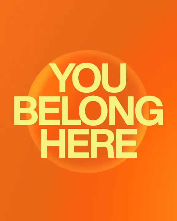 You Belong Here: social post