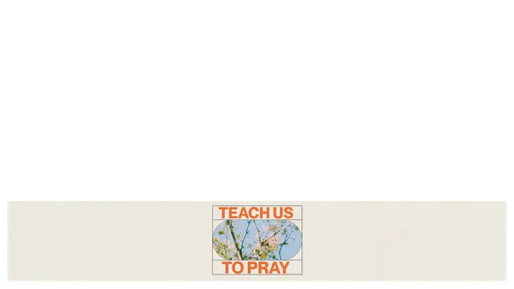 Teach Us To Pray: lower third