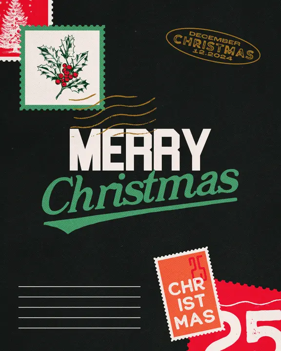 Vintage Christmas Collection: social post 3