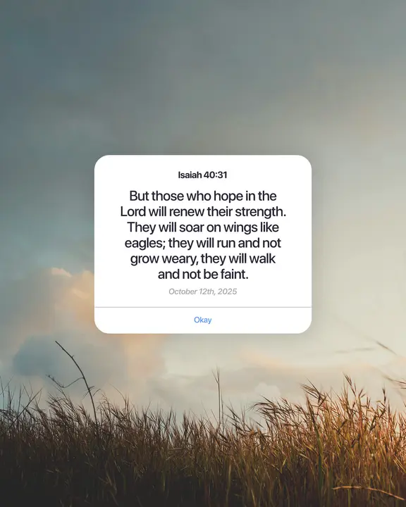 Renew Their Strength: social post
