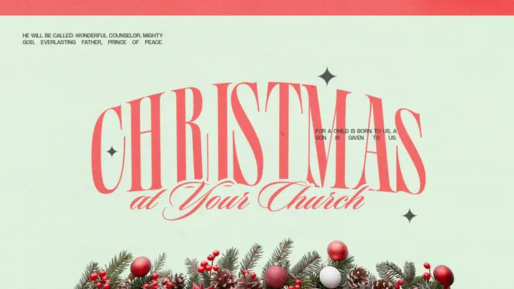 Christmas at Your Church: 4K slide