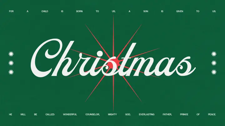 Christmas: 4K slide