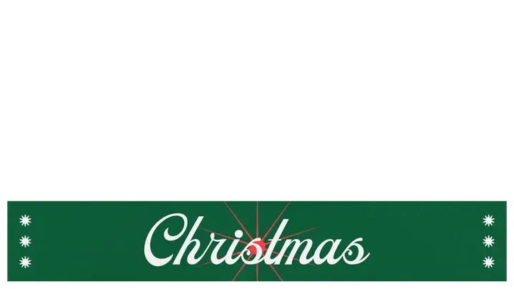 Christmas: lower third