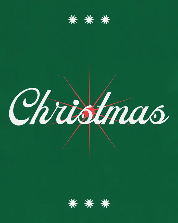 Christmas: social post