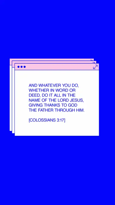 Do It All in Jesus’ Name: story