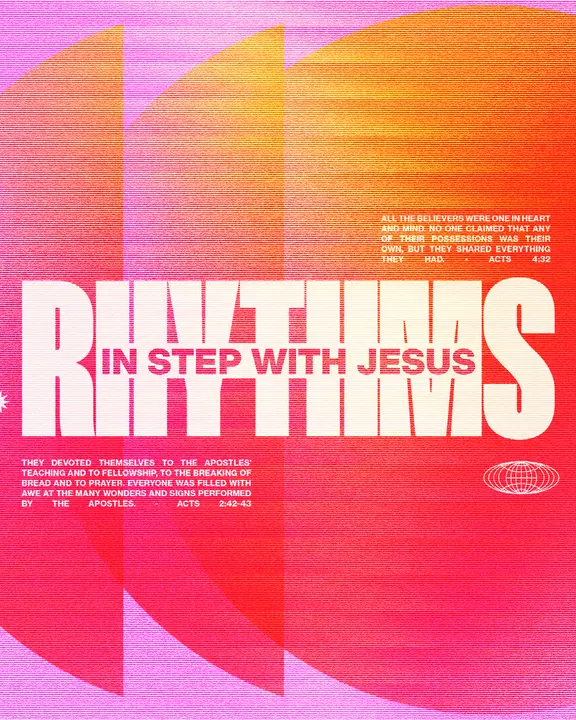 Rhythms in Step with Jesus: social post